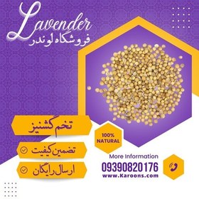 تصویر تخم گشنیز درجه یک (170گرمی) فروشگاه لوندر 