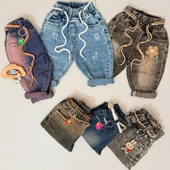 تصویر شلوار جین بچه‌گانه مام نقلی 6 ماه الی 4 سال - سایز 