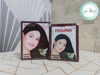 تصویر حنا هندی قهوه ای اصل 