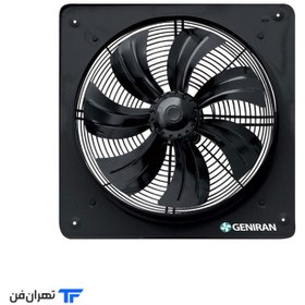 تصویر هواکش صنعتی سایز 40 ژنیران هفت پره تک فاز IEC-40L/F4S Geniran seven blade single phase industrial fan size 40 IEC-40L/F4S