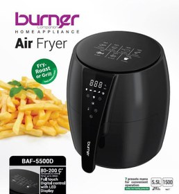 تصویر سرخ کن بدون روغن هوا پز برنر burner مدل BAF-5500D 