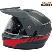 تصویر قیمت و خریدکلاه کاسکت ادونچری فک متحرک EK ای کا jk910 قرمز - کلاه مارکت 