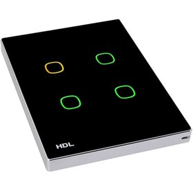 تصویر کلید KNX هوشمند لمسی HDL iTouch Series 4 Buttons Touch Panel US 