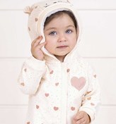 تصویر سرهمی کلاه دار نوزاد دخترانه نیلی ایندیگو Nili Indigo کد 22134 