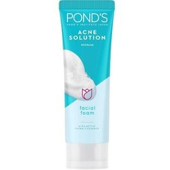 تصویر فوم شستشوی صورت مدل Acne Solution حجم 100میل پوندز Ponds Acne Solution Washing Foam 100ml