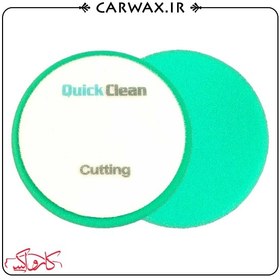 تصویر پد پولیش اسفنجی جدید روتاری زبر کوئیک کلین سایز 125 