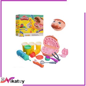 تصویر ست دندان پزشکی اسباب بازی اصلی ا play-doh play-doh