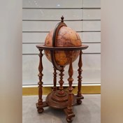 تصویر میزبار چوبی کره لوتوس کد 9905 