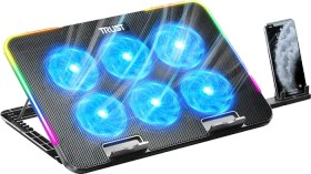 تصویر پایه خنک کننده لپ تاپ تراست مدل TPad 3Plus رنگ مشکی 