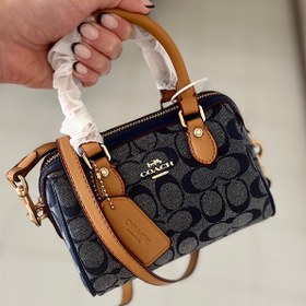 تصویر کیف کوچ Coach Rowan Signature Denim bag 