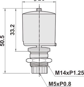 تصویر شیر تخلیه اتوماتیک مینیاتوری شاکو AD-01 SHAKO 
