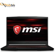 تصویر لپ تاپ گیمینگ ام اس آی مدل C - GF63 Thin 11UC ا MSI GF63 Thin 11UC i5 11260H 8GB 512GB 4GB FHD Gaming Laptop MSI GF63 Thin 11UC i5 11260H 8GB 512GB 4GB FHD Gaming Laptop