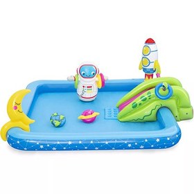 تصویر استخر بادی کودک طرح فضایی Bestway 53126