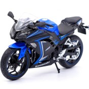 تصویر موتور بازی مدل Automaxx 1:12 Kawasaki Ninja 250 | آبی | گارانتی اصالت و سلامت فیزیکی کالا 