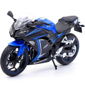 تصویر موتور بازی مدل Automaxx 1:12 Kawasaki Ninja اسباب بازی سرگرمی متفرقه مدل Automaxx 1:12 Kawasaki Ninja