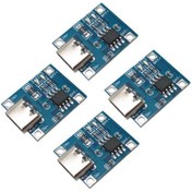 تصویر ماژول شارژ باتری لیتیومی TP4056 یک آمپر با ورودی Type-C 