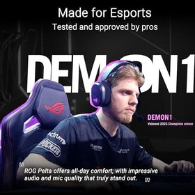 تصویر هدست بی‌سیم ایسوس مدل ROG Pelta Asus ROG Pelta Wireless Headset