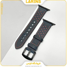 تصویر لارنس | قیمت و خرید بند اپل واچ Leather سری Jinya سایز 38/40/41mm رنگ Black 