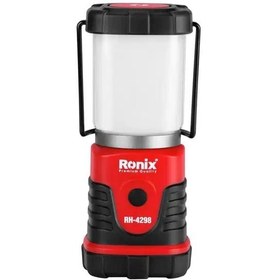 تصویر چراغ فانوسی باتری خور کمپی دیمردار RH-4298 رونیکس (250 لومن) Camp battery lantern light with dimmer RH-4298 ronix