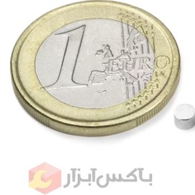 تصویر آهنربا نئودیمیوم دیسکی 2×3 میلیمتر گرید 42 