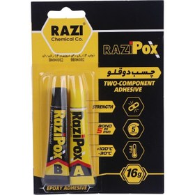تصویر چسب دوقلو مات 16 گرم رازی Pox Razi Pox 16gr Twin Adhesive
