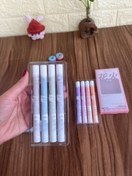 تصویر هایلایتر فانتزی رنگ های پاستیلی 