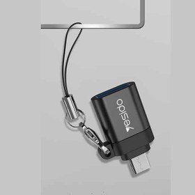 تصویر مبدل USB به Micro USB یسیدو مدل GS07 ا Yesido GS07 USB To Micro USB Adapter Yesido GS07 USB To Micro USB Adapter