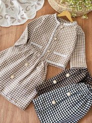 تصویر کت دامن بچگانه کد 1026 