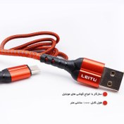 تصویر کابل تبدیل USB به Micro-USB لیتو مدل LD-35 طول ۱ متر 