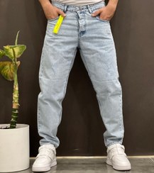 تصویر شلوار جین بوی فرند کد R764348 رنگ آبی روشن 