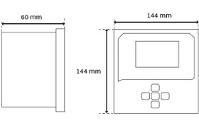 تصویر رگولاتور خازن هوشمند شیوا امواج مدل PFE-6ST ۶ پله 