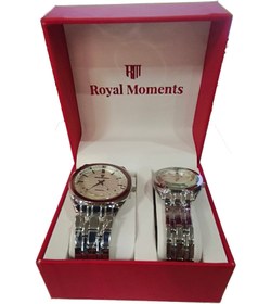 تصویر ساعت مچی Royal Moment ست مردانه و زنانه