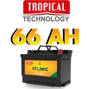 تصویر باتری خودرو اتمیک ۶۶ آمپر اتمی 