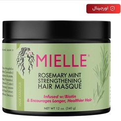 تصویر میله ماسک مو رزماری ضدریزش و حجم دهنده 340میل MIELLE 