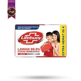 تصویر صابون آنتی باکتریال لایف بوی lifebuoy مدل total 10 پک 4تایی 