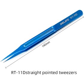 تصویر پنس تیتانیومی ریلایف RELIFE TWEEZERS RT-11D RELIFE RT-11D Ultra lightweight Precision tweezers