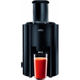 تصویر آبمیوه گیری براون مدل BRAUN J300 Braun J300 Spin Juicer, 800 Watt, Premium Black