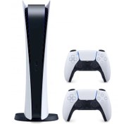 تصویر کنسول بازی Playstation 5 Digital سری 1200B (FAT) ژاپن ظرفیت 825 گیگ به همراه دسته اضافی 