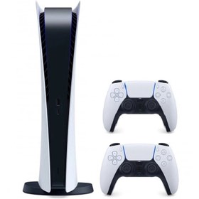 تصویر کنسول بازی Playstation 5 Digital سری 1200B (FAT) ژاپن ظرفیت 825 گیگ به همراه دسته اضافی 