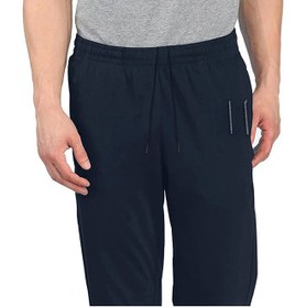 تصویر شلوار ورزشی با طراحی ساده و بند کشی رنگ آبی برند generic Solid Design Drawstring Sweatpants Blue