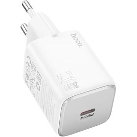 تصویر شارژر 20 وات تایپ سی هوکو مدل N40 (EU) N40 USB Type-C 20W (EU) Mighty single port PD20W charger