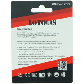 تصویر فلش مموری USB 3.1 لوتوس مدل L815 ظرفیت 32 گیگابایت Lotous L815 Flash Memory 32GB