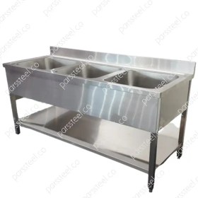 تصویر سینک سه لگنه پرسی 