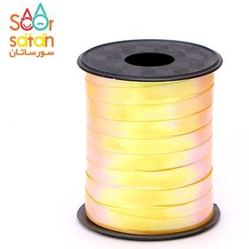 تصویر روبان طلایی بادکنک 