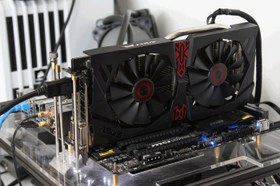 تصویر کارت گرافیک استوک ASUS R9 380 4G DDR5 