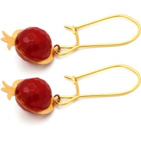 تصویر گوشواره طلا انار 