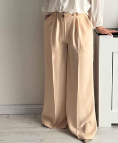 تصویر شلوار گشاد Rimo رنگ کرم 