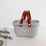 تصویر سبدهای پلاستیکی دسته چرم STORAGE 