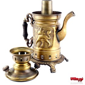 تصویر سماور ذغالی شکاری shekari Charcoal samovar