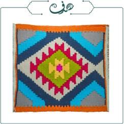 تصویر گلیم رومیزی دستباف پشم 